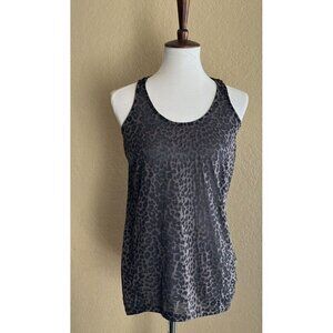 WallpapHER Women's Animal Print Sheer Tank Top Size S NWOT